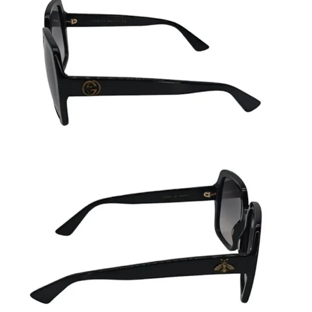 Gucci Classic Oversized Rectangular Sunglasses GG0096S NWT $500